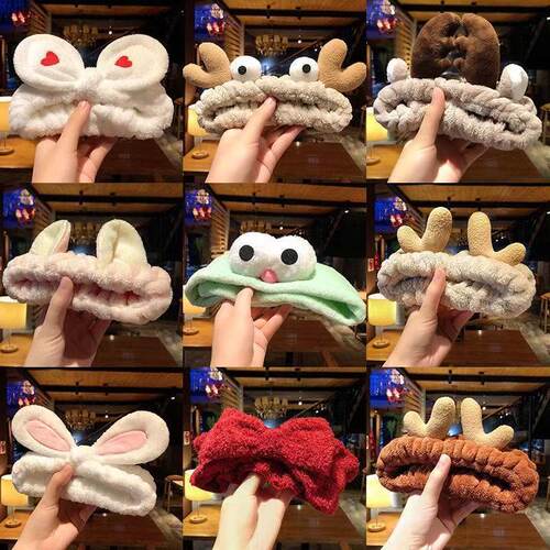 鹿角宽边敷面膜洗脸束发带发饰