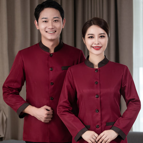 秋季保洁服上衣长袖大码男女冬装