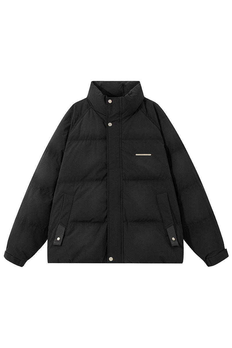 平铺2025冬季男士立领白鸭绒羽绒服5826P190黑色,男装羽绒服,电商D227