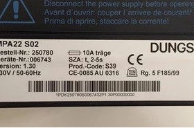 MPA22 S02 SAD1.2 SAD1.5 W-FM20 DUNGS程序控制器|伺服电机/马达