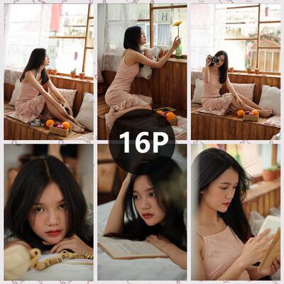 RAW原图少女室内日常写真原片精修调色修图练习佳能CR3图片PS素材