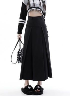 D99168#西装大码半身裙高腰胖mm梨型身材