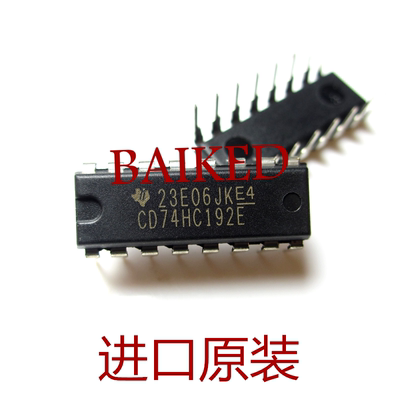 进口原装 CD74HC192E 74HC192 DIP-16 逻辑-计数器 除法器 正品