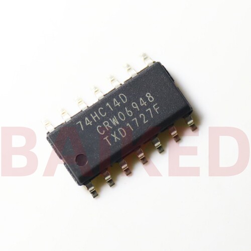 74HC14D,653 SOP-14 反相器IC 6通道 施密特触发器 3.90mm宽 进口