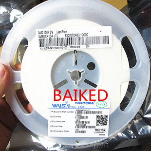 贴片电阻 WR04X104 JTL 0402 100K 5% 华新科 原装 一盘10000只