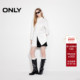 女 ONLY2026春季 125105005 长袖 衬衫 新款 设计感系带翻领收腰落肩袖