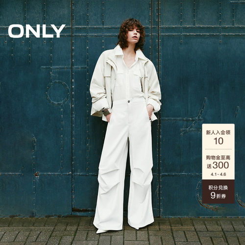 宽松直筒裤长裤牛仔裤