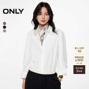 ONLY2026春季 柔软透气桑蚕丝面料浪漫氛围感印花方形围巾女 新款