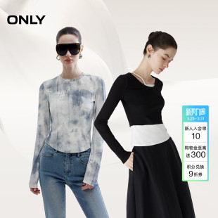 热销上衣T恤合集 小高领修身 ONLY2025秋冬新款 经典 上衣T恤 法式
