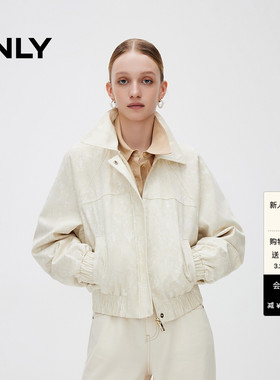 ONLY2026春季新款个性百搭宽松翻领显瘦短款外套女|125136008