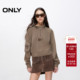 ONLY冬季 12439R025 卫衣女 时尚 潮酷纯棉立领LOGO短款
