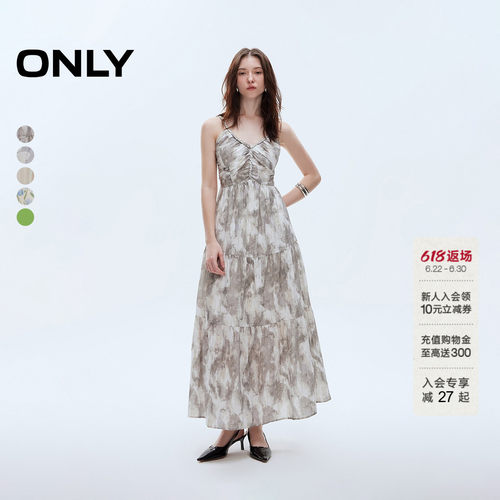 ONLY时尚潮流吊带连衣裙