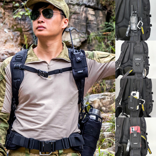 肩带手机包挂包登山包扩展包molle附件包对讲机包杂物包收纳拓展