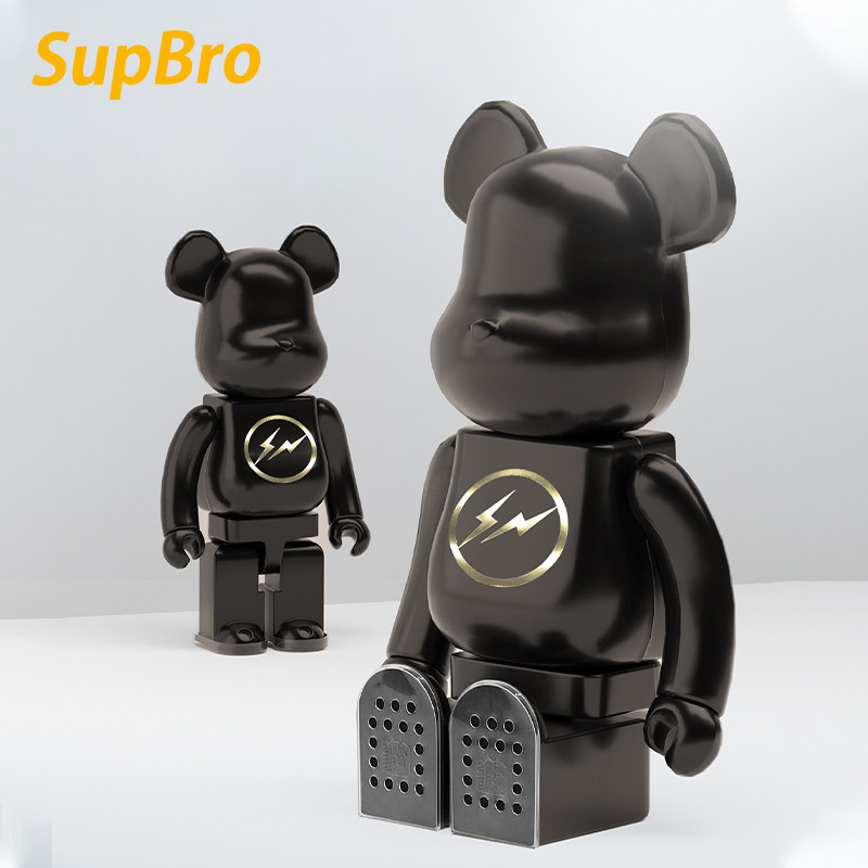 supbro积木熊400%脚套bearbrick1000%脚垫暴力熊脚底保护套防磨损