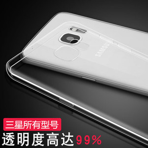 适用于三星手机壳S7 S6 edge硅胶A7 A8 A9保护套C5薄C7软透明防摔