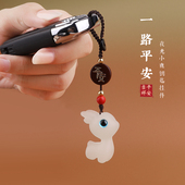 夜光小鹿汽车钥匙扣车载钥匙挂件车钥匙链车载内饰用品吊坠饰品