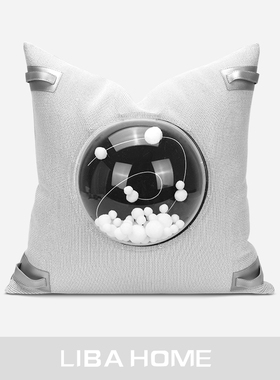 儿童沙发抱枕卡通可爱原创艺术航空系列灰色儿童成人抱枕卧室靠垫