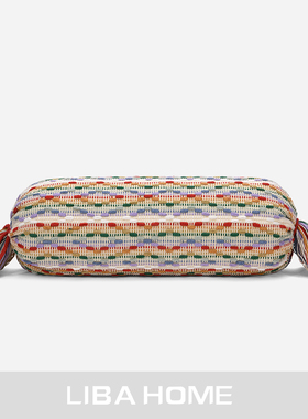 北欧ins轻奢风儿童沙发样板现代创意编织流苏糖果枕抱枕床头靠垫