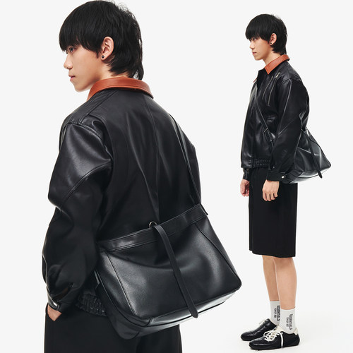 2025新品设计师男包通勤斜挎包