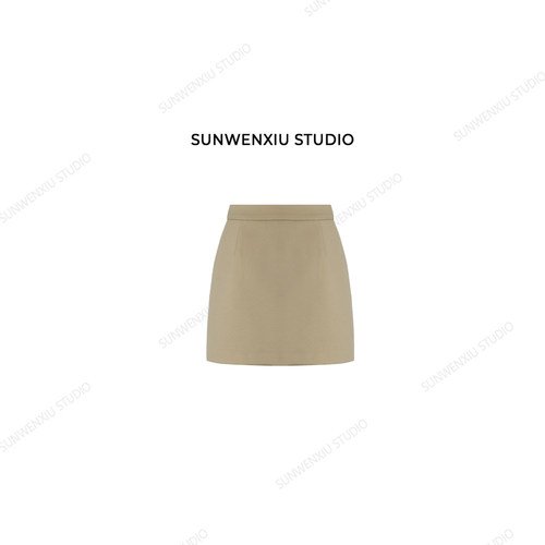 swx studio 沙丘半裙 怒推时髦精后松紧腰半裙245