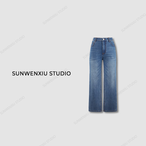 swx studio“烟管牛仔”贯穿四季极简微弹九分牛仔裤