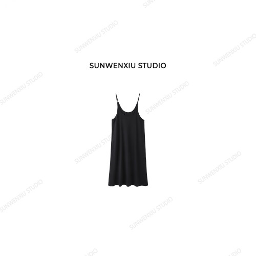 swx studio 无限可能 闭眼随心配显瘦轻薄凉快可调节背带裙241A