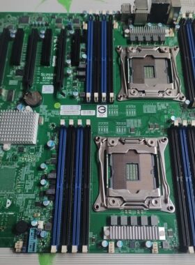 超微X10DAIX99主板C612芯片组图形工作站支持26系列V3V4CPU