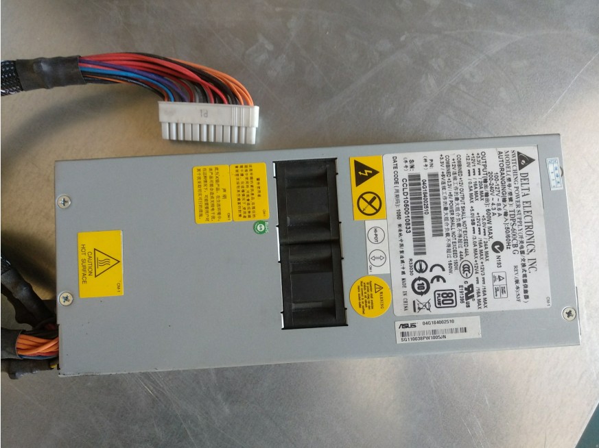 原装 曙光610 1U服务器电源 TDPS-600CB G 600W北京现货