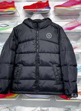 李宁鹅绒羽绒服2025冬季新款韦德系列男子防泼水保暖外套AYMV065