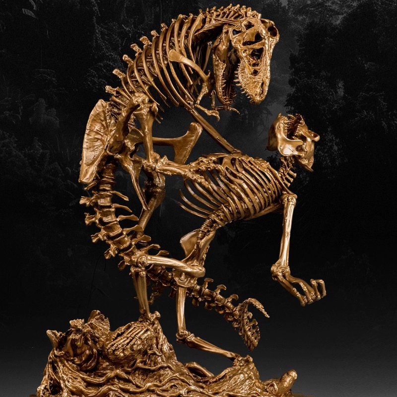 奥格瑞玛金刚大君之怒铜雕摆件礼