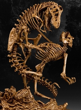 奥格瑞玛金刚大君之怒铜雕摆件礼