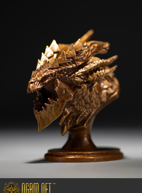 奥格瑞玛暴雪魔兽世界摆件青铜礼