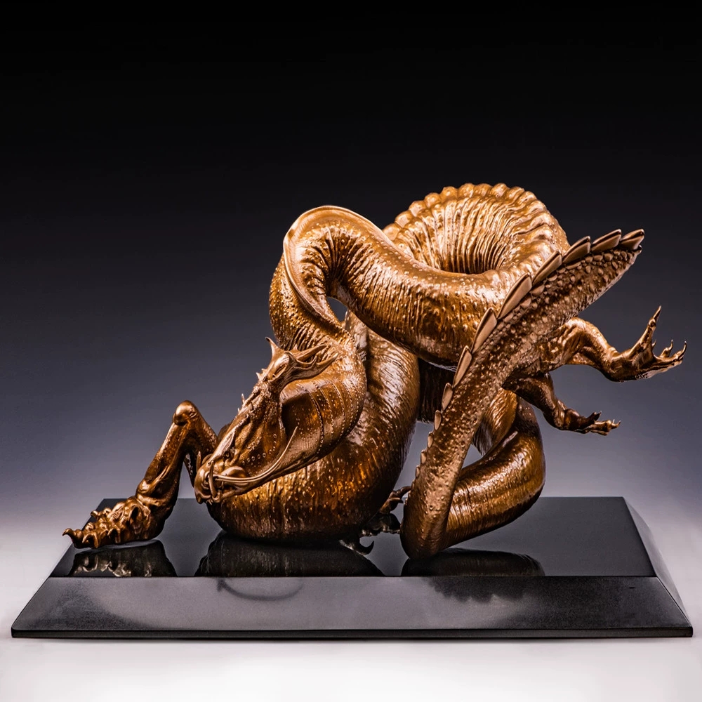 奥格瑞玛铜雕摆件米德加德龙11