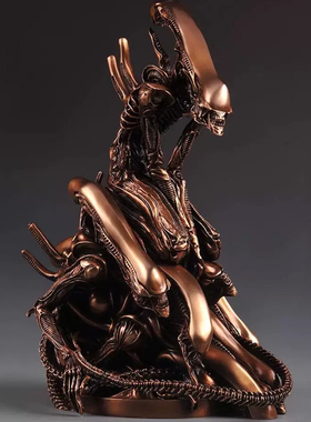 OGRM奥格瑞玛青铜竹谷隆之Alienpile经典异形堆雕塑摆件HRGiger