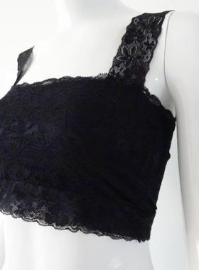 特价华姿伊专柜3N58138全蕾丝百搭短款吊带背心防走光抹胸女内衣
