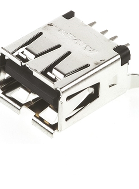 1734366-1原装TE/泰科/触点数量4/USB-Type A连接器母座/电流额1A