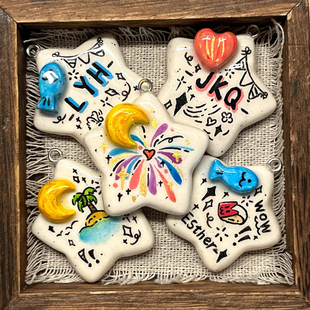 【把星星戴在身上】石塑粘土纯手工项链、挂件。定制、可指定款