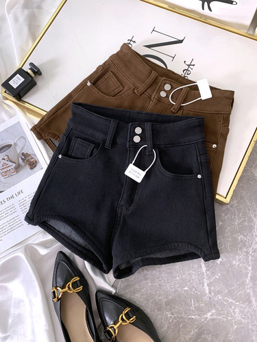 阔腿裤短裤高腰时尚百搭