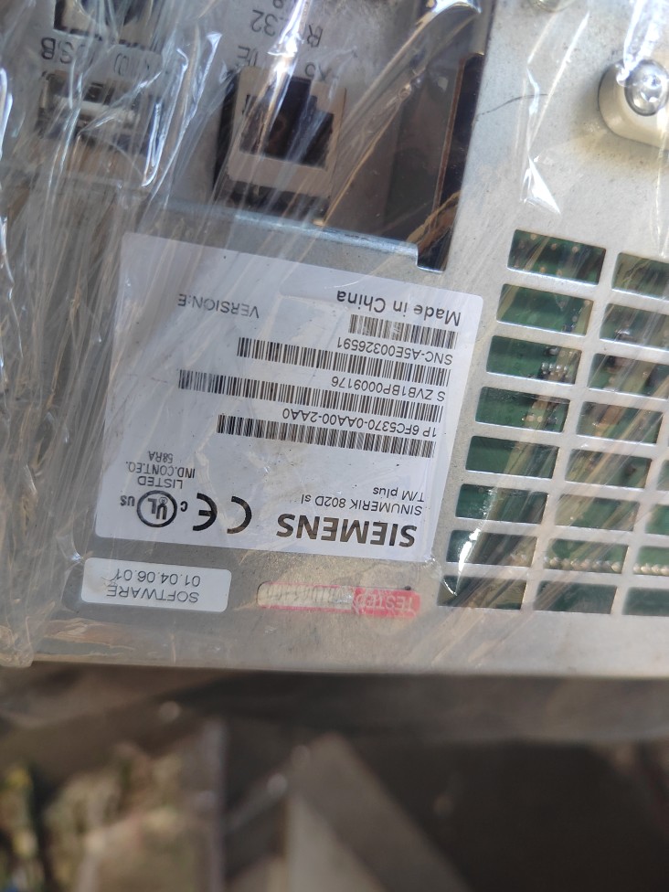 西门子802dsl系统6FC5370-0AA00-2AA0二手原装拆机，技术支持包好