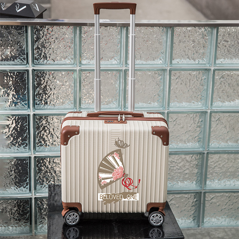 国潮行李箱1618登机箱包男女小型拉杆箱潮流旅行箱子密码箱包涂鸦