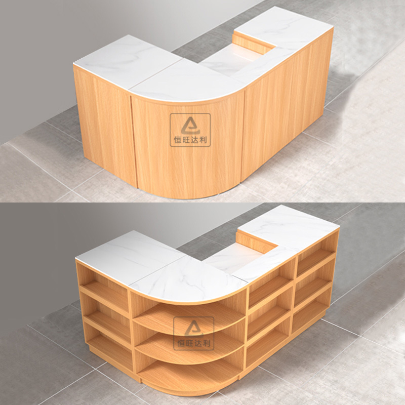 便利店转角收银台母婴店零食店文具店小型餐厅柜台药店超市吧台桌