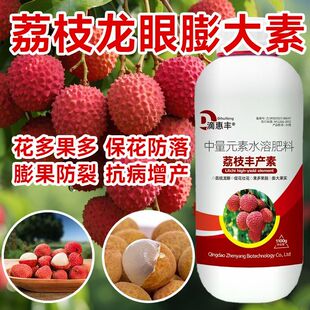 荔枝丰产素叶面肥中量元素荔枝龙眼保果药增大膨果防裂果树农用