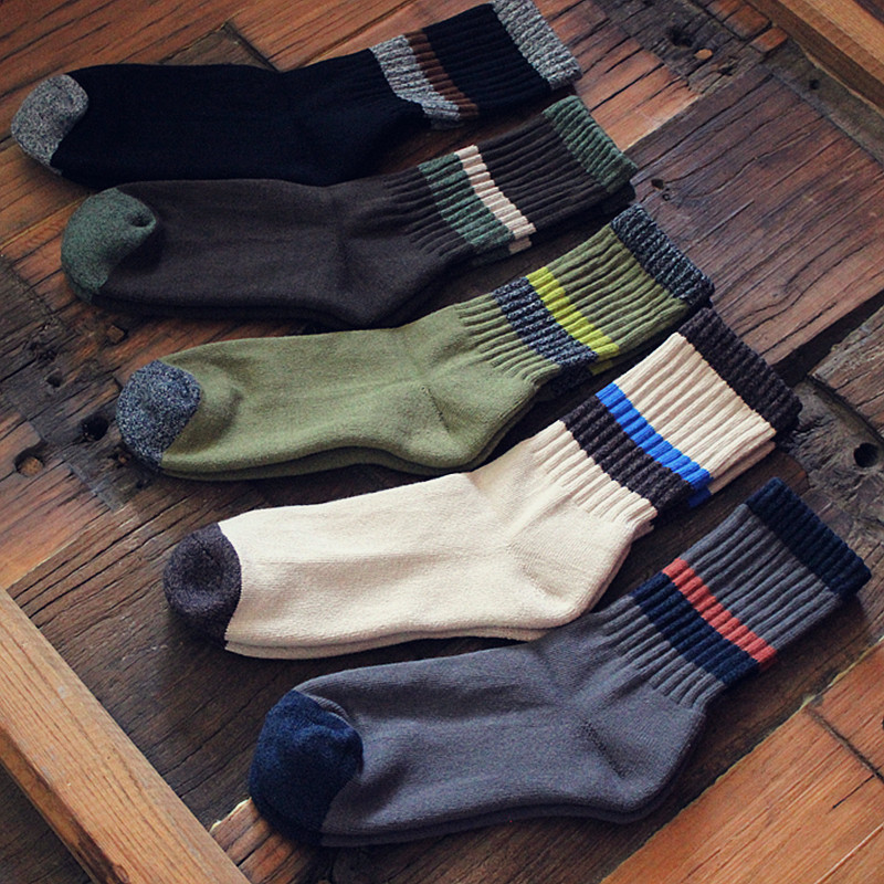 长筒袜吸汗防臭毛巾底运动中筒袜