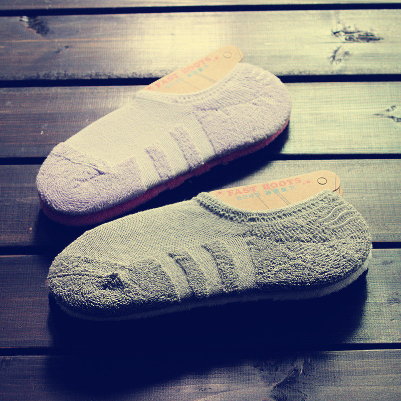 毛巾袜子女士加厚运动袜船袜纯棉短袜浅口毛圈毛巾底黑色全隐形袜,女士内衣/男士内衣/家居服,船袜,淘宝优惠券,粉丝福利购,淘宝优惠卷