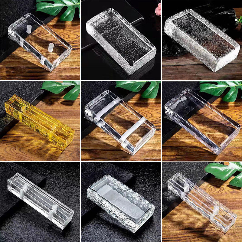 透明玻璃砖双面冰晶玻璃隔断墙