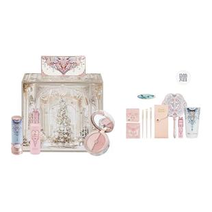 花知晓圣诞热巧彩妆套装礼盒自然玻璃唇哑光送女友闺蜜化妆品全套