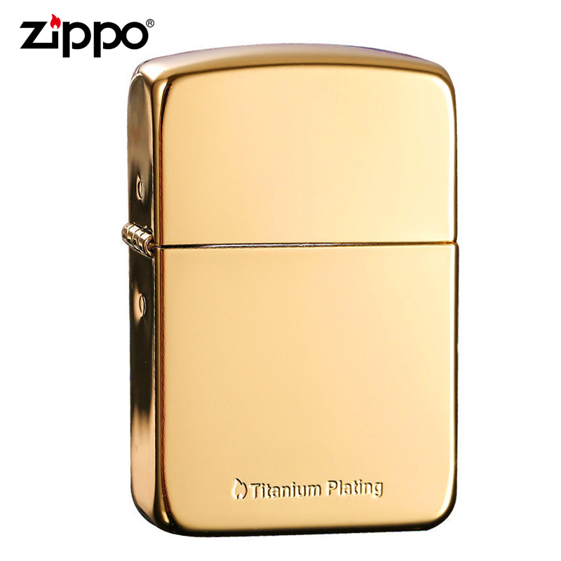 zippo原装正版煤油防风打火机ZIPPO 1941复刻钛金钛 男士限量