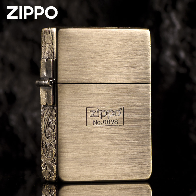 打火机Zippo正版1935龙凤呈祥复古吉祥煤油防风个性创意送男友