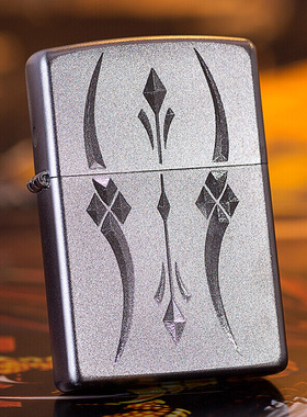 zippo打火机防风原装正版煤油205磨砂刻字 28457古典刻花创意个性