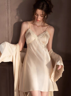 NOHASHTAG-37度诱惑性感睡衣女蕾丝吊带情调诱惑睡裙套装家居服